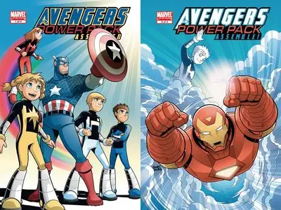 Avengers and Power Pack Assemble! #1-4 (2006) Complete