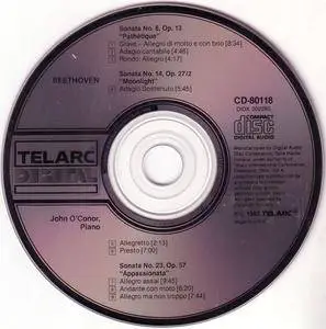John O'Connor - Beethoven: Piano Sonatas Volume I (1986) {Telarc} **[RE-UP]**