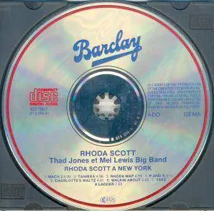 Rhoda Scott and Thad Jones / Mel Lewis Big Band - Rhoda Scott A New-York (1976) {Barclay}