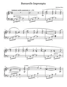 Barcarolle Impromptu - Bruce Berr, Hal Leonard Student Piano Library (Piano Solo)