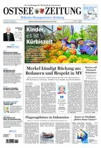 Ostsee Zeitung Ribnitz-Damgarten - 30. Oktober 2018