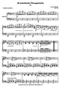 DiabelliA - 28 melodische Übungsstücke (No. 15)