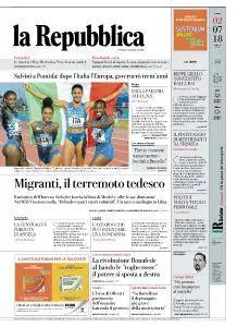 la Repubblica - 2 Luglio 2018