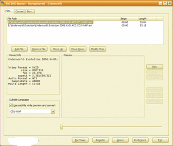 AVI DVD Burner 2008 5.1.0.22