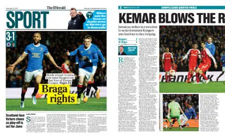 The Herald Sport (Scotland) – April 15, 2022