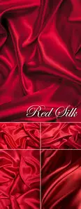 Stock Photo - Red Silk Backgrounds