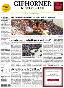 Gifhorner Rundschau - Wolfsburger Nachrichten - 03. September 2018