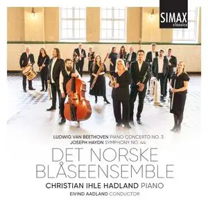 Det Norske Blåseensemble, Christian Ihle Hadland, Eivind Aadland - Beethoven: Piano Concerto No 3, Haydn: Symphony No 44 (2023)