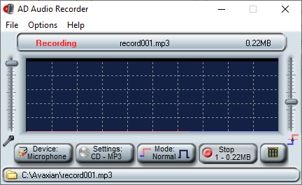 Adrosoft AD Audio Recorder 2.4.3