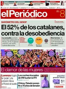 El Periodico de Cataluña y los Suplementos - 8 Noviembre 2015