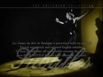 LES DAMES DU BOIS DE BOULOGNE (1945) - (The Criterion Collection - #183) [DVD5] [2003]