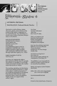 Yen Press-The Eminence In Shadow Vol 06 Manga 2023 Hybrid Comic eBook