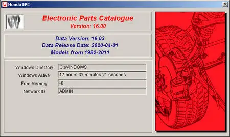 HONDA Electronic Parts Catalogue v16.03