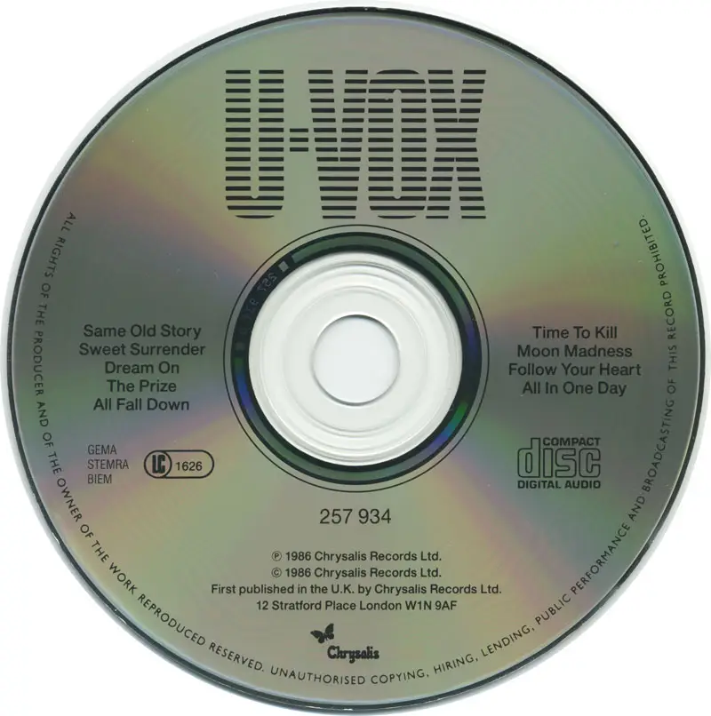 Ultravox - U-Vox (1986)