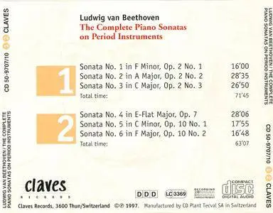 Beethoven - The Complete Piano Sonatas on Period Instruments (10CD BoxSet) (1997)