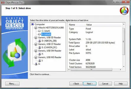 Essential Data Tools ObjectRescue Pro 6.6