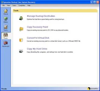 Symantec Backup Exec System Recovery 8.5.0.28843