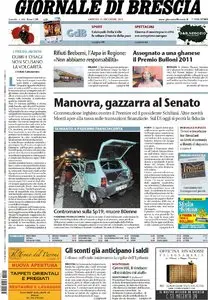IL GIORNALE DI BRESCIA 15 DICEMBRE 2011