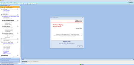 Cadence Sigrity 3D-EM version 19.00.000