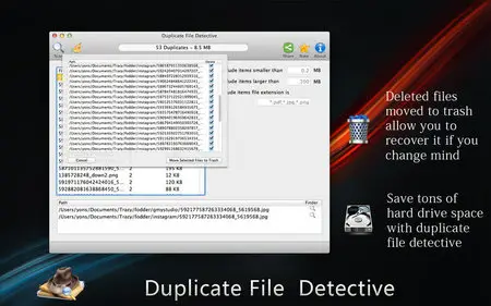 Duplicate File Detective v1.04 Mac OS X