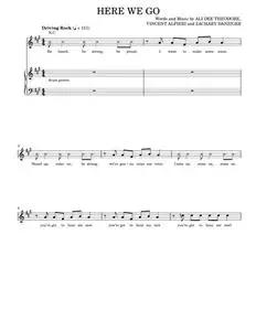 Here We Go - Adam Hicks, Bridgit Mendler, Hayley Kiyoko, Lemonade Mouth Movie (Piano-Vocal-Guitar)