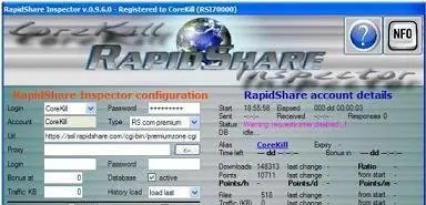 Portable Rapidshare Inspector 0.9.7.8