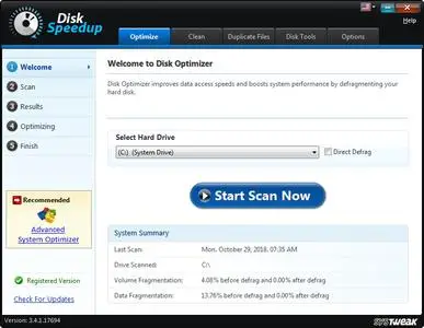 Systweak Disk Speedup 3.4.1.18261 Multilingual Portable