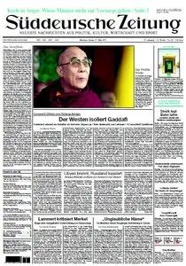 Süddeutsche Zeitung vom 11 März 2011