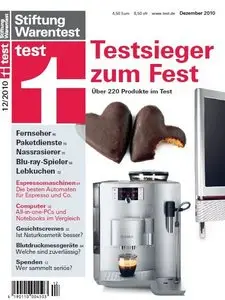 Stiftung Warentest Magazin Dezember No 12 2010