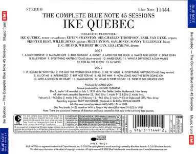 Ike Quebec - The Complete Blue Note 45 Sessions [2CD] (2005)