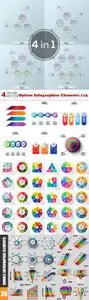 Vectors - Option Infographics Elements 115