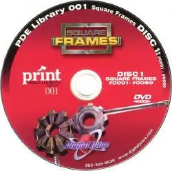 Print Design Elements Library Vol. 001: Square Frames