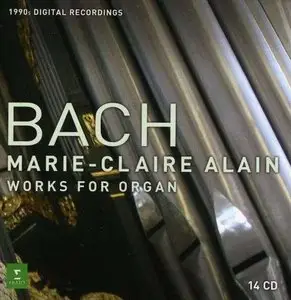Marie-Claire Alain - Johann Sebastian Bach: Organ Works 14 CD Box Set (2011)