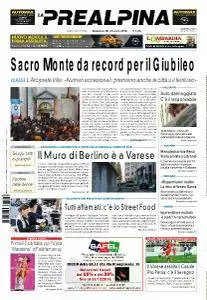 La Prealpina - 30 Ottobre 2016
