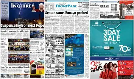 Philippine Daily Inquirer – February 13, 2013