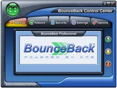 BounceBack Software Backup & Disaster Recovery Software 62mb RS Link