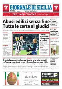 Giornale di Sicilia Sicilia Orientale - 10 Dicembre 2017