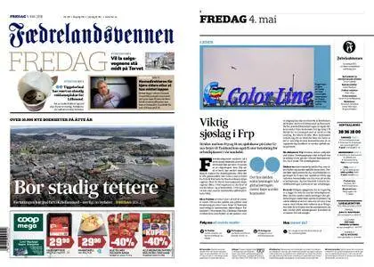 Fædrelandsvennen – 04. mai 2018