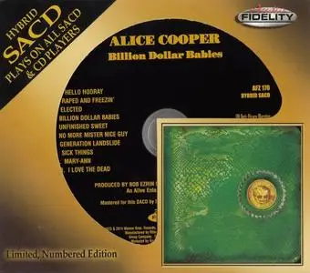 Alice Cooper - Billion Dollar Babies (1973) [Audio Fidelity, 2014]