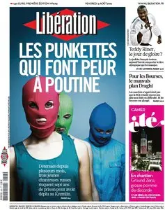 Libération du Vendredi 3 Aout 2012