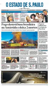 Jornal O Estado de São Paulo - 26 de fevereiro de 2012 - Domingo