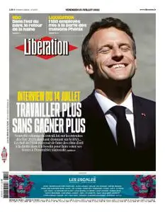 Libération – 15 juillet 2022