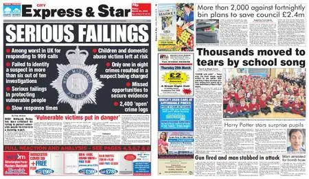 Express and Star City Edition – March 23, 2018