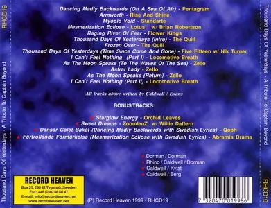 V.A. - Thousand Days Of Yesterdays - A Tribute To Captain Beyond (1999)