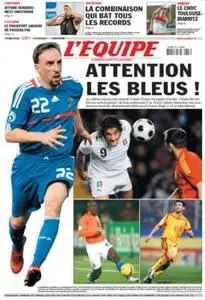 L'equipe du 28 mars 2008