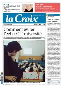 La Croix du Lundi 19 Septembre 2011