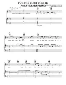 For The First Time In Forever (Reprise) (from Disney's Frozen) - Kristen Bell & Idina Menzel (Piano-Vocal-Guitar)