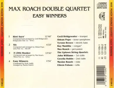 Max Roach Double Quartet - Easy Winners (1985) {Soul Note 121109-2}