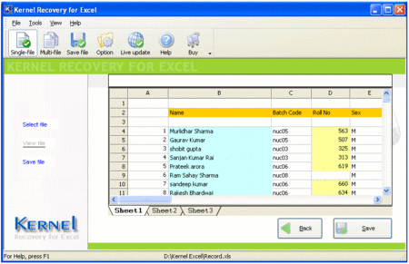 Kernel Excel Recovery 10.10.1.0