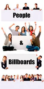 Stock Photo - People Group with Blanks 2